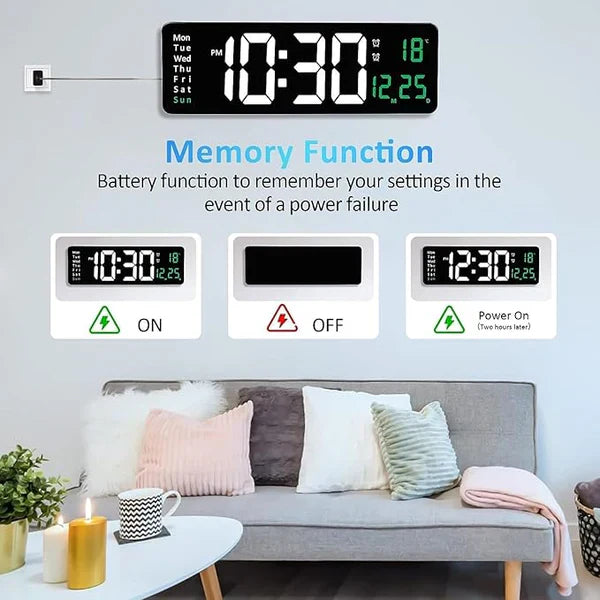 ساعة حائط رقمية