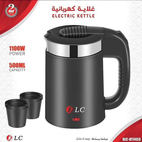 DLC - غلاية كهربائية مع أكواب